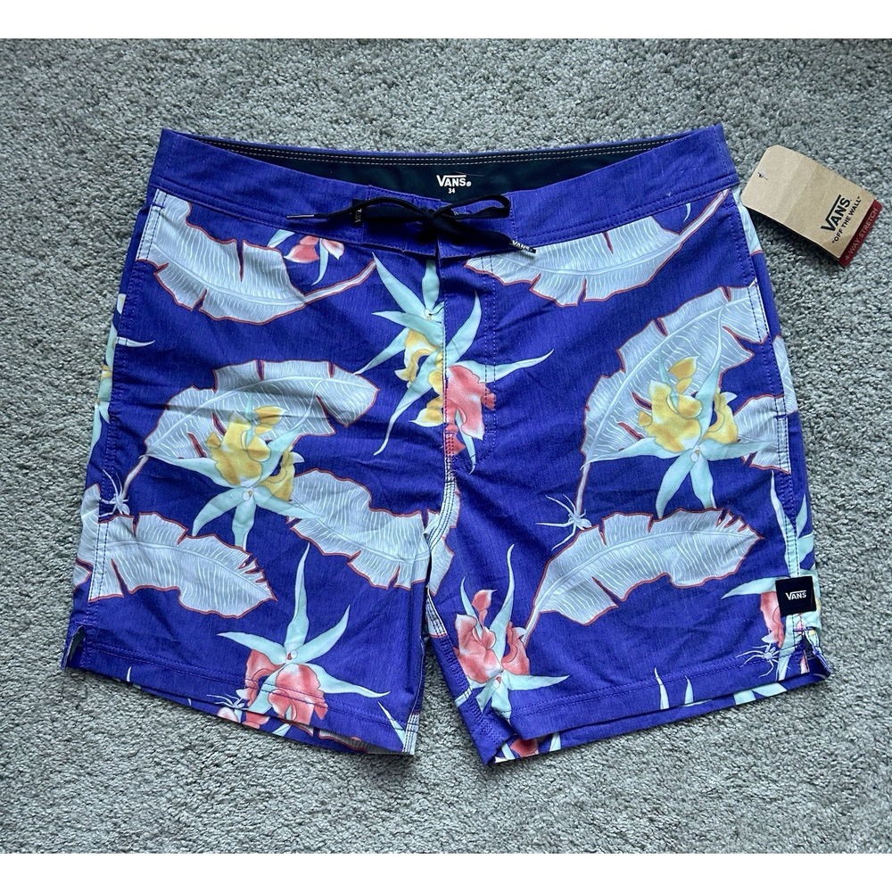 Vans arachnofloria Off The Wall Men's Board Shorts NWT 34